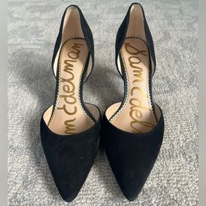 Sam Edelman black suede d’Orsay pumps size 9.5